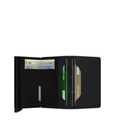 Secrid Slim Wallet Portemonnee Perforated Black 9 Secrid Slim Wallet Portemonnee Perforated Black -Mode Tassenwinkel spf black 4 binnenkant preeg