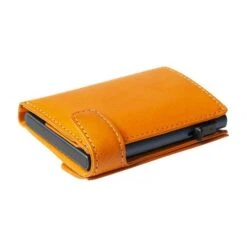 Tony Perotti Furbo Leren Pasjeshouder Met Kleingeldvak Oranje -Mode Tassenwinkel te 3700 or f2