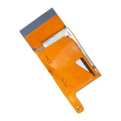 Tony Perotti Furbo Leren Pasjeshouder Met Kleingeldvak Oranje -Mode Tassenwinkel te 3700 or i