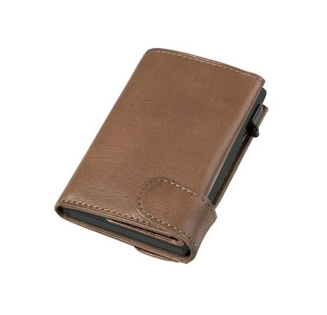 Tony Perotti Furbo Leren Pasjeshouder Met Kleingeldvak Taupe 5 Tony Perotti Furbo Leren Pasjeshouder Met Kleingeldvak Taupe - Afbeelding 5