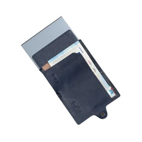 Tony Perotti Furbo Leren Pasjeshouder Blauw 2 Tony Perotti Furbo Leren Pasjeshouder Blauw - Afbeelding 2