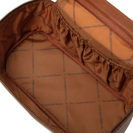 Chesterfield Limone Toilettas Waxed Pull Up Cognac 4 Chesterfield Limone Toilettas Waxed Pull Up Cognac - Afbeelding 4
