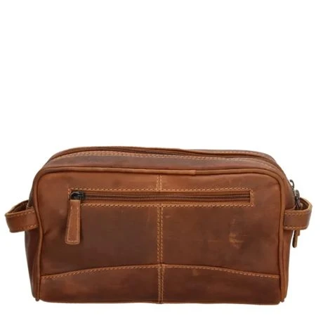 Hide & Stitches Japura Toilettas Cognac 2 Hide & Stitches Japura Toilettas Cognac - Afbeelding 2