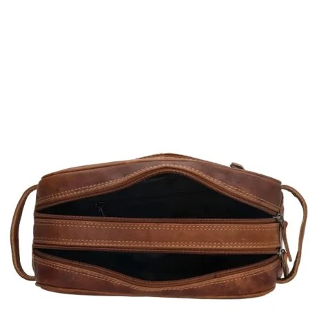 Hide & Stitches Japura Toilettas Cognac 3 Hide & Stitches Japura Toilettas Cognac - Afbeelding 3