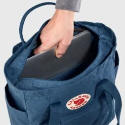 Fjallraven Fjällräven Kanken Totepack Sky Blue -Mode Tassenwinkel tote detail 4 1