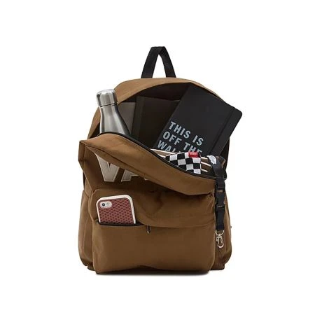 Vans Old Skool Drop Rugzak Sepia Brown 4 Vans Old Skool Drop Rugzak Sepia Brown - Afbeelding 4