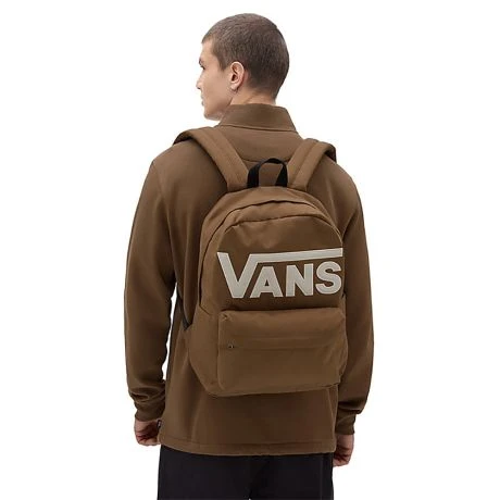 Vans Old Skool Drop Rugzak Sepia Brown 2 Vans Old Skool Drop Rugzak Sepia Brown - Afbeelding 2
