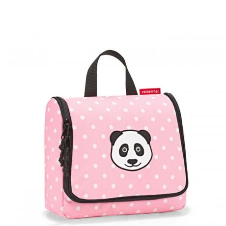 Reisenthel Toiletbag Kids Panda Dots Pink 1 Reisenthel Toiletbag Kids Panda Dots Pink