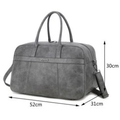 Wimona Amsterdam Weekendtas Grijs -Mode Tassenwinkel wimona amsterdam weekendtas grijs 3