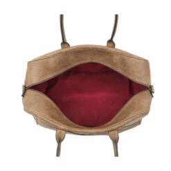 Wimona Amsterdam Weekendtas Taupe -Mode Tassenwinkel wimona amsterdam weekendtas taupe 4