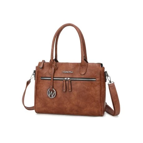 Wimona Bambina Schoudertas Cognac 2 Wimona Bambina Schoudertas Cognac - Afbeelding 2