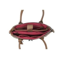 Wimona Bambina Schoudertas Taupe -Mode Tassenwinkel wimona bambina taupe 4