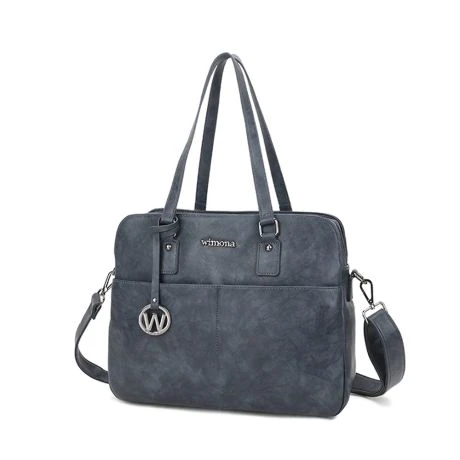 Wimona Carlotta Schoudertas 13.3" Donkerblauw 2 Wimona Carlotta Schoudertas 13.3" Donkerblauw - Afbeelding 2