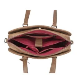 Wimona Carlotta Schoudertas 13.3" Taupe 9 Wimona Carlotta Schoudertas 13.3" Taupe -Mode Tassenwinkel wimona carlotta taupe 4