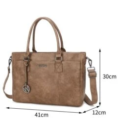 Wimona Carmina Schoudertas 13.3" Taupe 8 Wimona Carmina Schoudertas 13.3" Taupe -Mode Tassenwinkel wimona carmina taupe 3