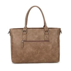 Wimona Carmina Schoudertas 13.3" Taupe 10 Wimona Carmina Schoudertas 13.3" Taupe -Mode Tassenwinkel wimona carmina taupe 5