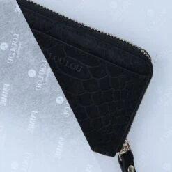 LouLou Essentiels SLB16 Sugar Snake XS RFID Wallet Black -Mode Tassenwinkel xs29lg.001 2